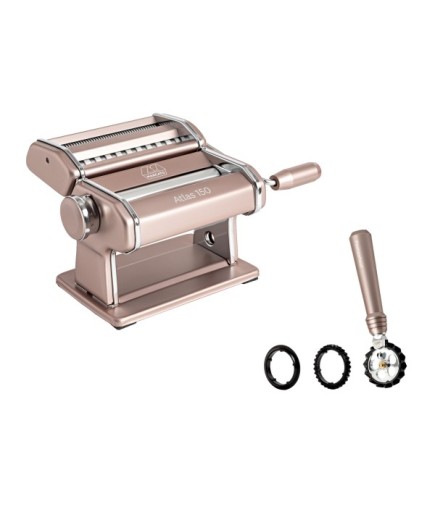 Marcato Atlas 150 Pastel Pembe Makarna Makinesi + Pastawheel