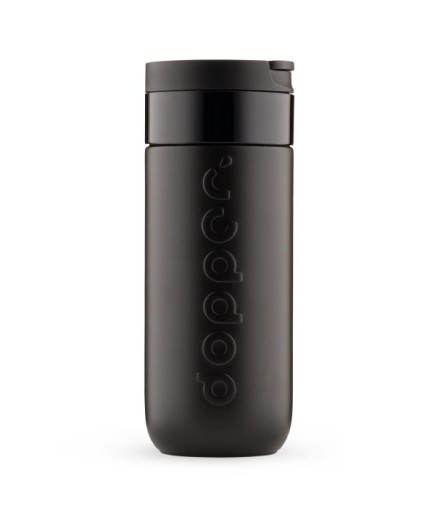 Dopper Travel Mug Yalıtımlı Termos Bardak 400 ml - Gece Siyahı