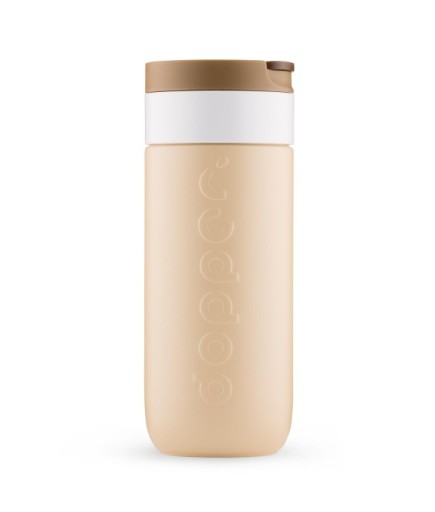 Dopper Travel Mug Yalıtımlı Termos Bardak 400 ml - Toprak Kahvesi